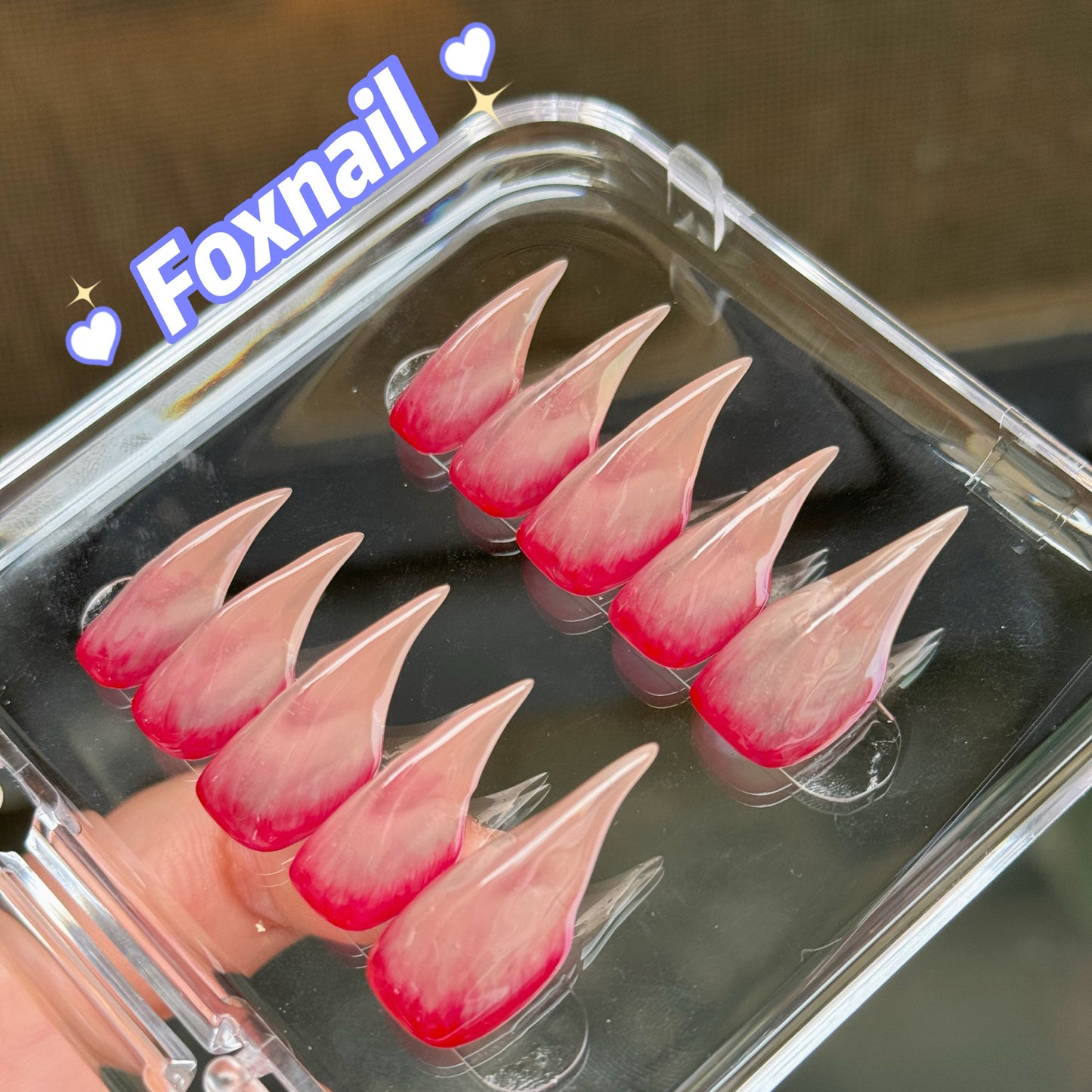 Handmade Mixed Color Claw Press On Nails Alt Cat Dragon Eagle Claw Nails With Charms For Women