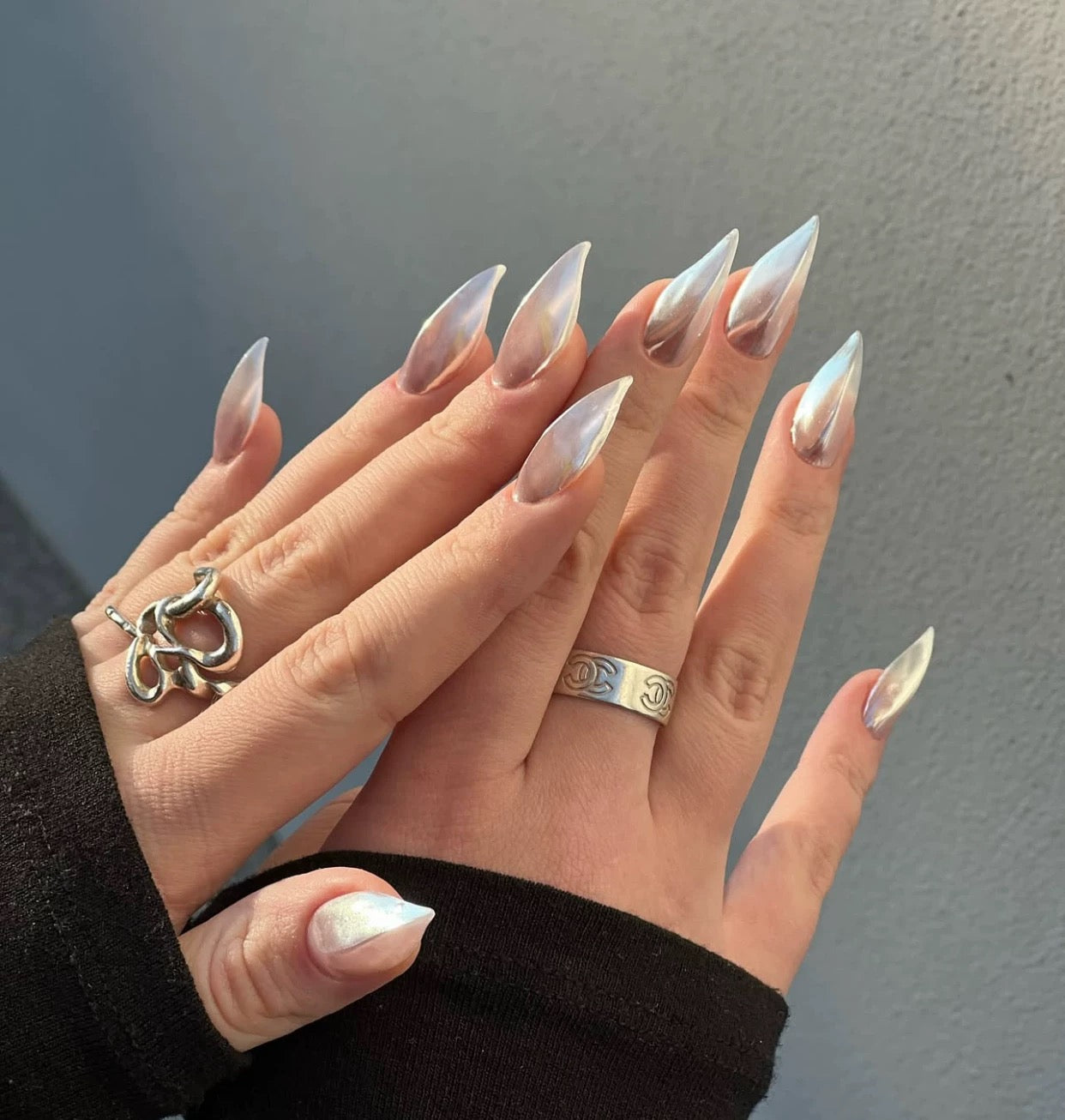 Short Medium Length Handmade Cat Dragon Claw Press on Nails Claw Fake Nails for women