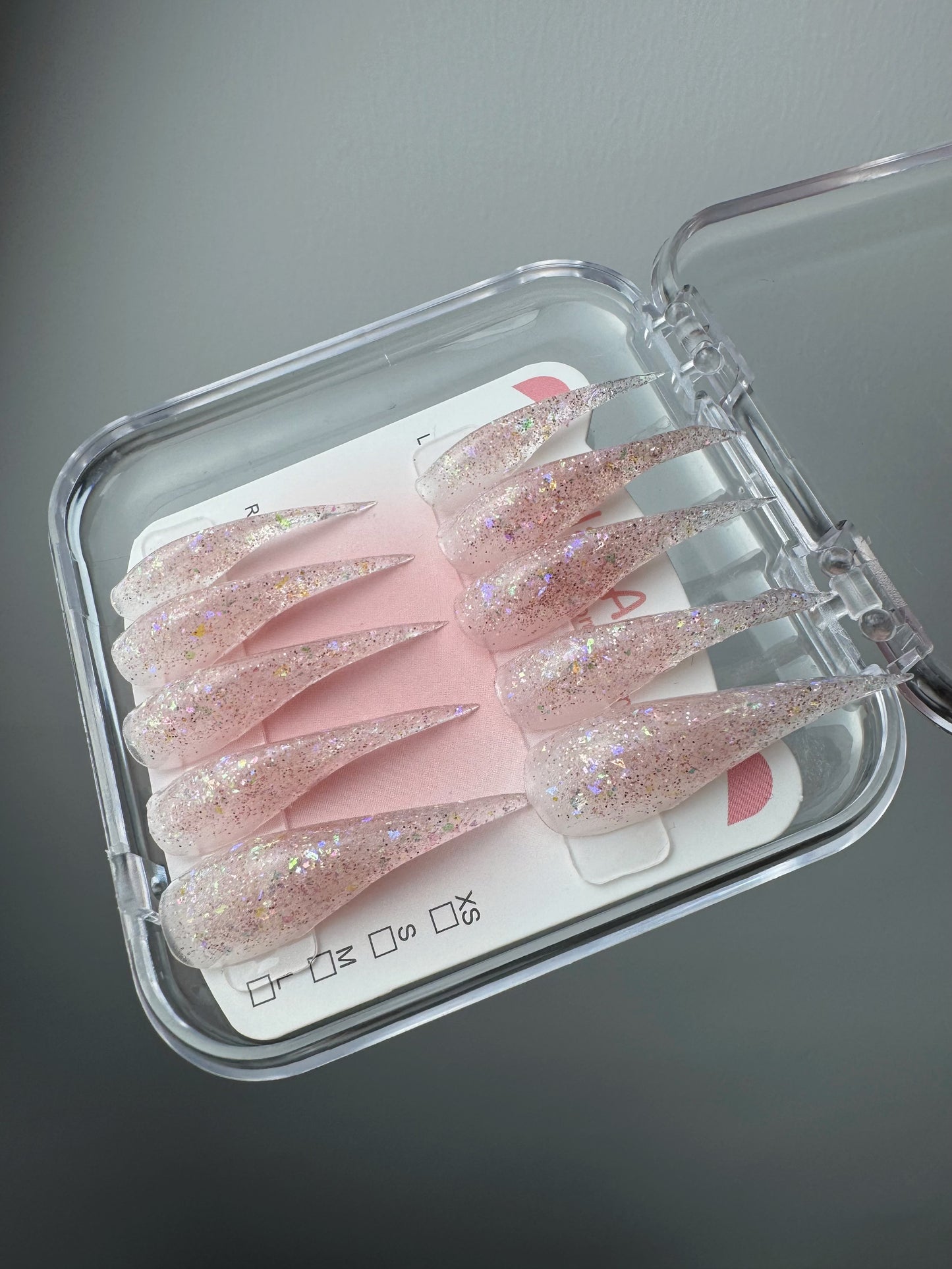 Sparkling Glitter Handmade Calw Press On Nails Cat Dragon Eagle Claw Fake Nails For Women