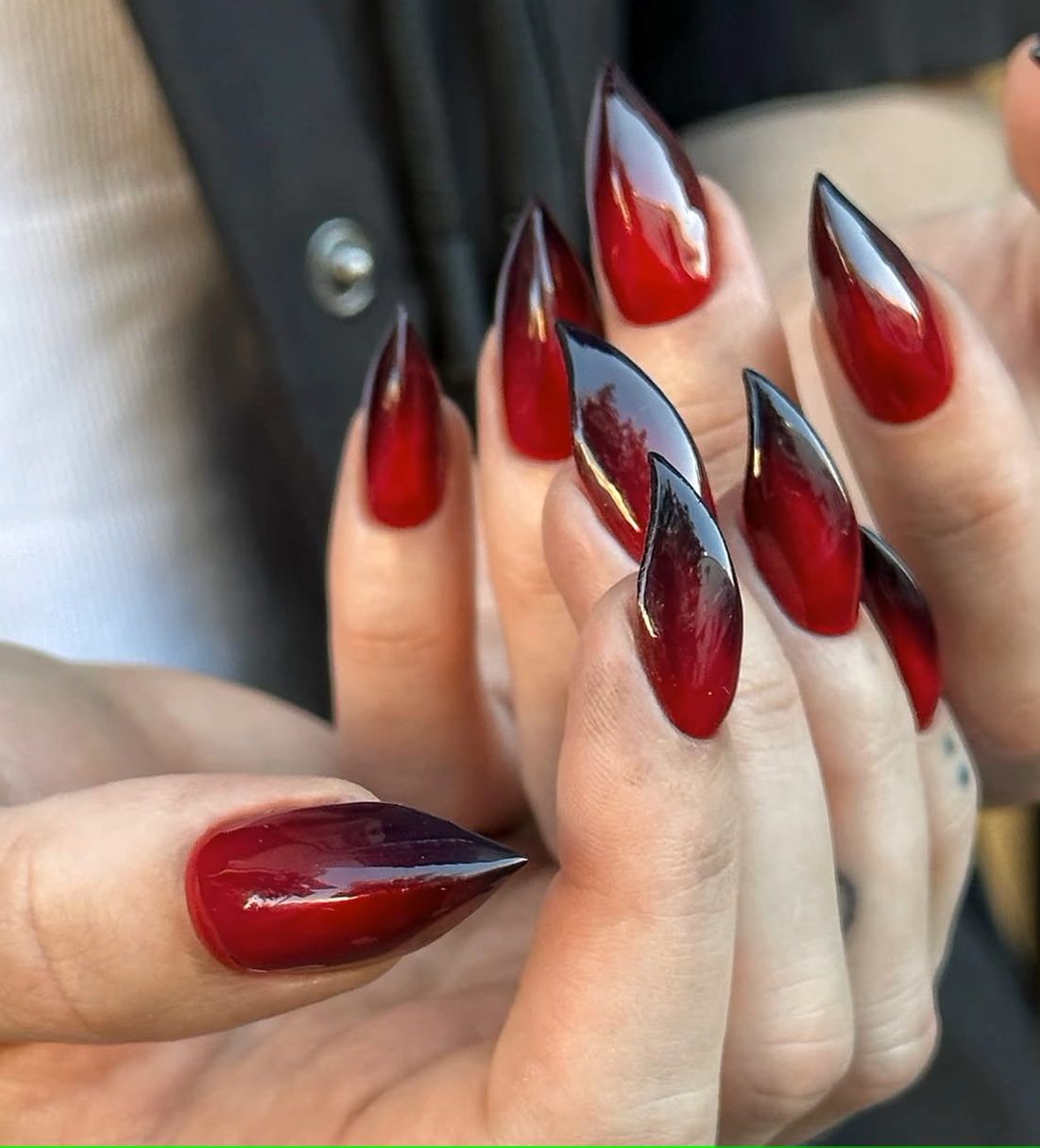 Short Medium Length Handmade Cat Dragon Claw Press on Nails Claw Fake Nails for women