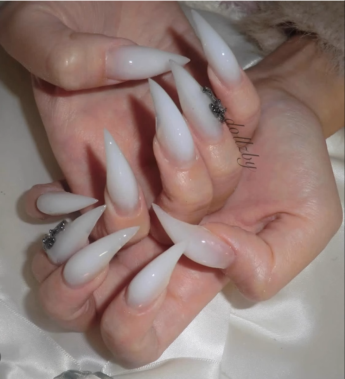Short Medium Length Handmade Cat Dragon Claw Press on Nails Claw Fake Nails for women