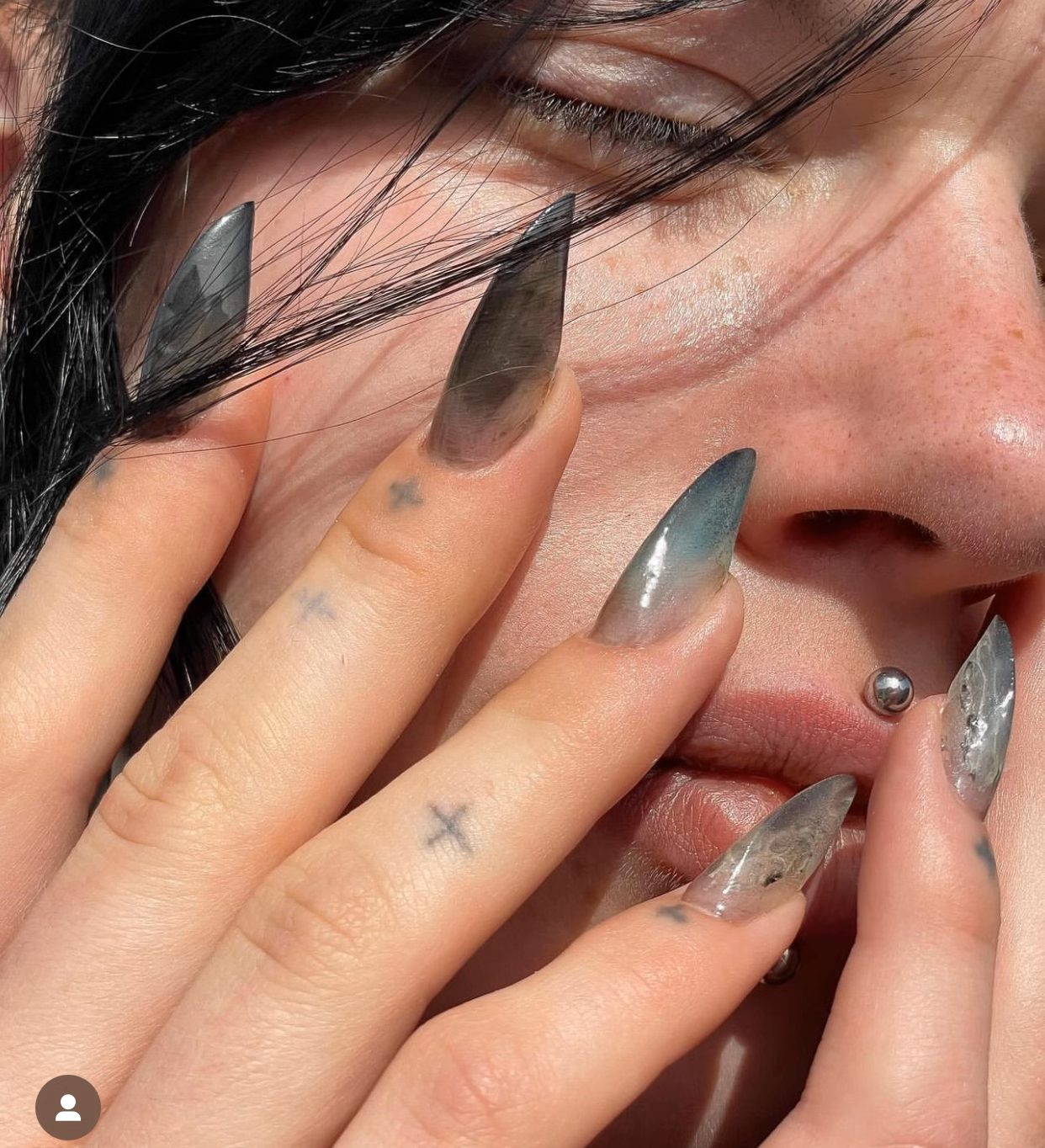 Short Medium Length Handmade Cat Dragon Claw Press on Nails Claw Fake Nails for women