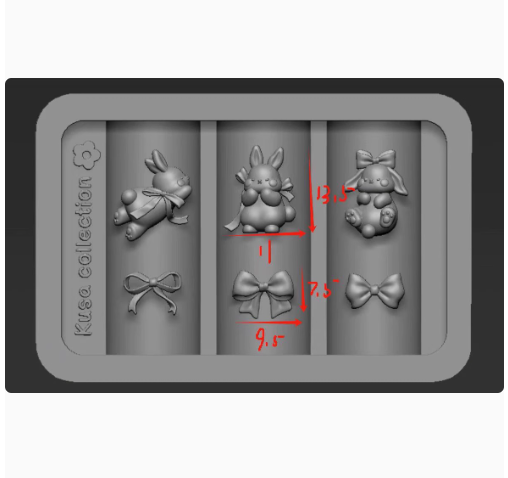 Nail Charm Molds Snake Shape Silicone Nail Art Mold Nail Tools