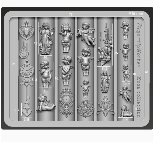 Nail Charm Molds Snake Shape Silicone Nail Art Mold Nail Tools