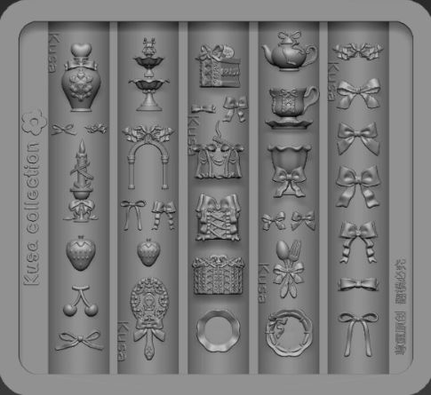 Nail Charm Molds Snake Shape Silicone Nail Art Mold Nail Tools