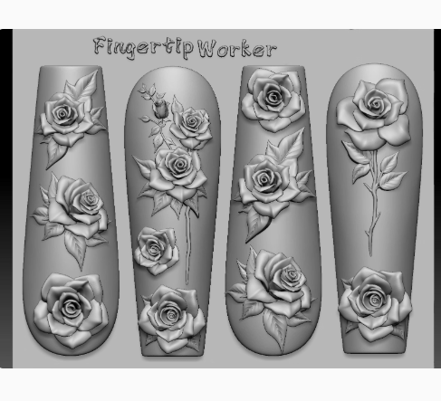 Nail Charm Molds Snake Shape Silicone Nail Art Mold Nail Tools