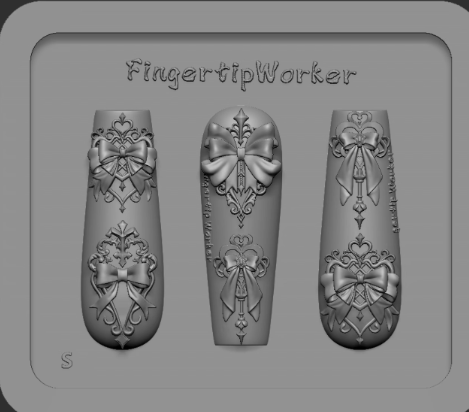 Nail Charm Molds Snake Shape Silicone Nail Art Mold Nail Tools