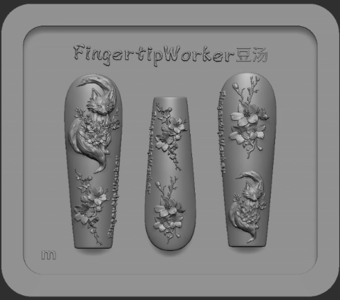 Nail Charm Molds Snake Shape Silicone Nail Art Mold Nail Tools