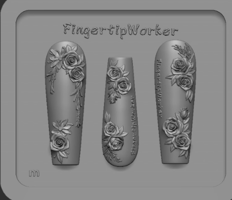 Nail Charm Molds Snake Shape Silicone Nail Art Mold Nail Tools