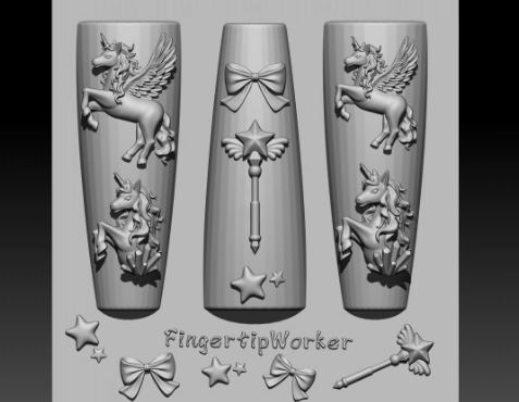 Nail Charm Molds Snake Shape Silicone Nail Art Mold Nail Tools