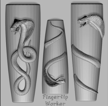 Nail Charm Molds Snake Shape Silicone Nail Art Mold Nail Tools