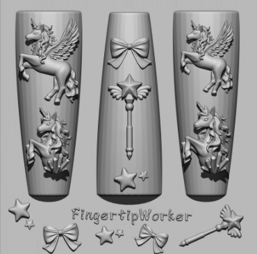 Nail Charm Molds Snake Shape Silicone Nail Art Mold Nail Tools