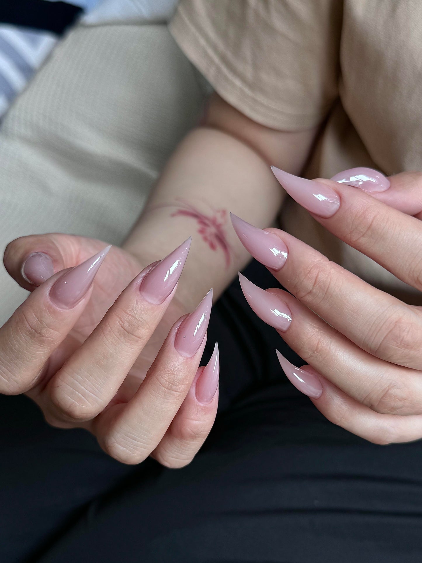 Short Medium Length Handmade Cat Dragon Claw Press on Nails Claw Fake Nails for women