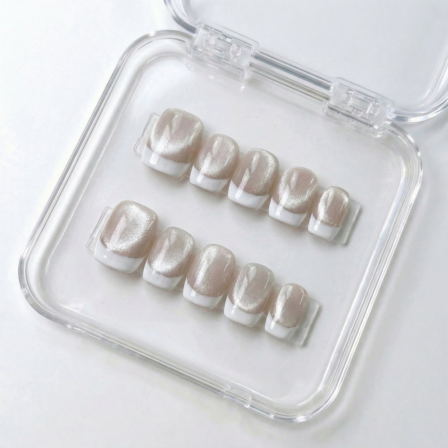 Spring Summer Nail Collections 10Pcs Handmade Press On Nails Salon Quality Reusable Fake Nails For Women