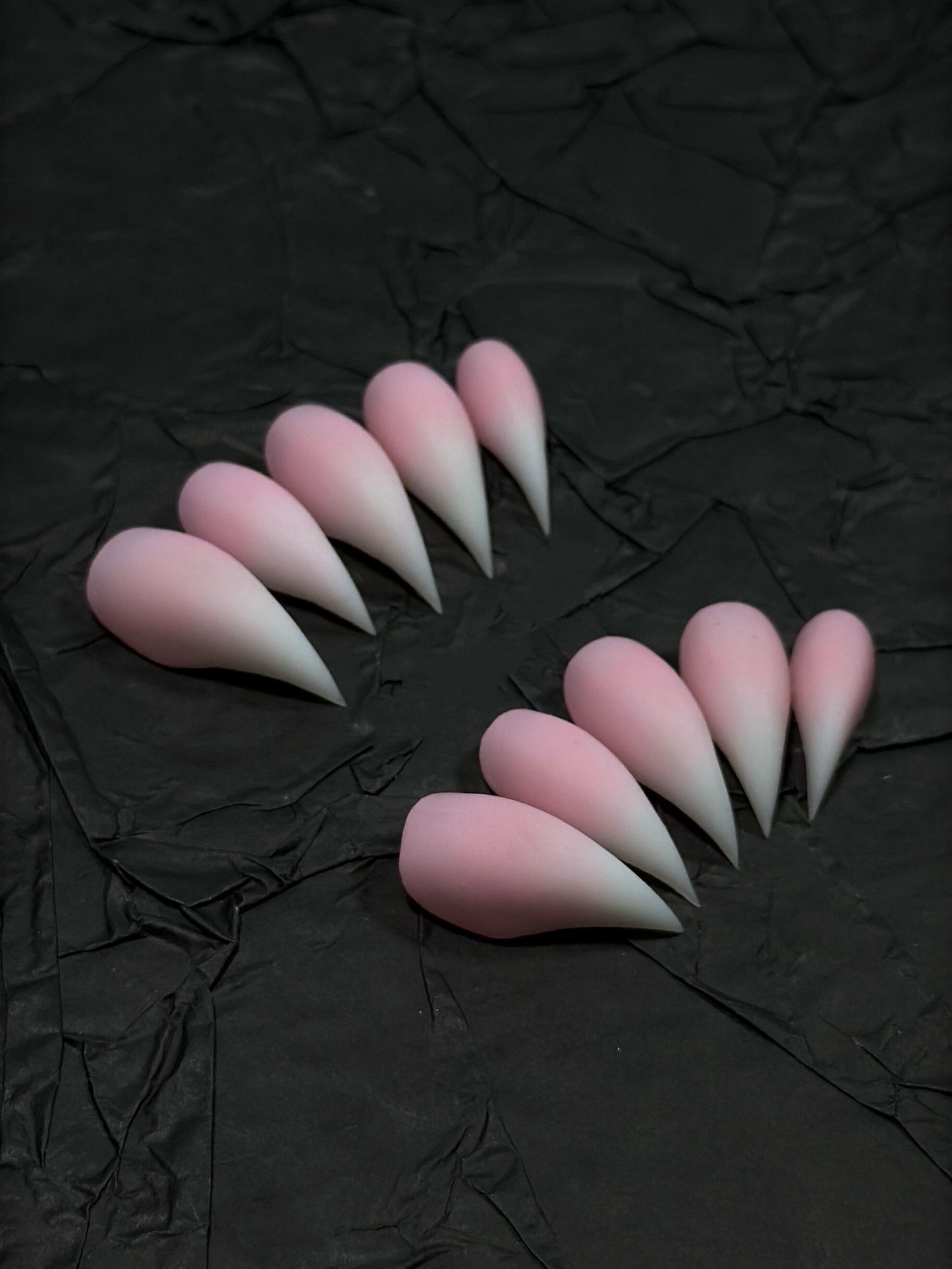 Short Medium Length Handmade Cat Dragon Claw Press on Nails Claw Fake Nails for women